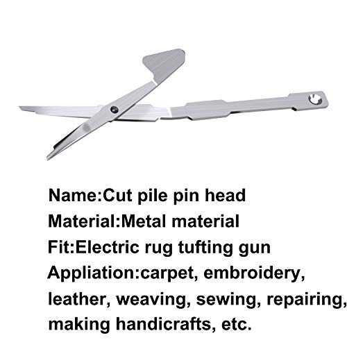 Cut Pile Needle for Electric Rug Tufting Gun Electric Carpet Weaving Machine Accessories Needle Lawn Loop Flocking Knitting Tools - Thumbnail 7