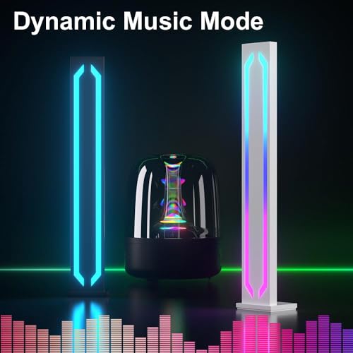 MIWATT 360°42CM RGB Light Bars LED TV Backlight with DIY Music Sync Modes Smart Bluetooth Control - Image 3