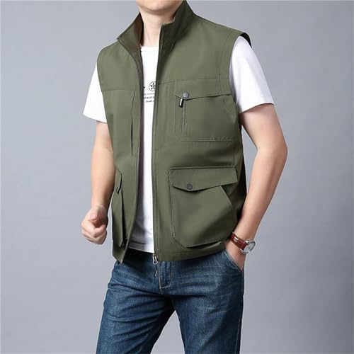 Gilet d'été cargo multipoche sans manches respirant et confortable - 2