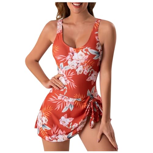 Traje de baño para mujer 2026 para abrazar tus curvas con flores de verano