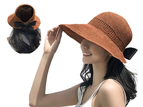 GATTORO Pliable Chapeau de Soleil Large Bord Visière Plage Chapeau Cover