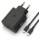 60W Caricabatterie rapido USB C per Samsung Galaxy S26 Ultra,Caricatore Adattatore PD3.0 con Cavo USB C 2m S25 S24 S23 S22 S21 Plus/FE/Ultra,A17 A16 A57 A37 A26 A56 A36 A54 A34,Z Fold/Flip