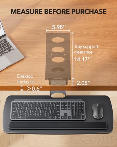 Huanuo US-HNKB03 Keyboard Tray Under Desk thumb #2