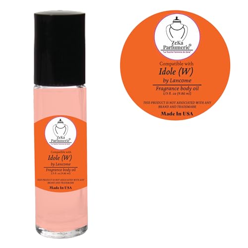 Compare to Aroma Compatible with Idole for Women Fragrance Body Oil on 1/3 oz (9.86ml) Travel size Roll-On Botlle image 5