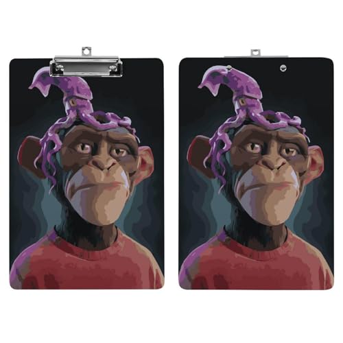 Porte-bloc A4 avec pince Singe Cool et clip à profil bas - 7