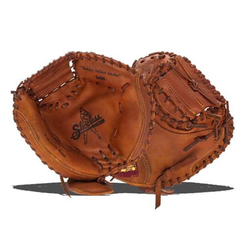 Shoeless Joe Gloves Brown Catchers Mitt, 34-Inch, Right Handed