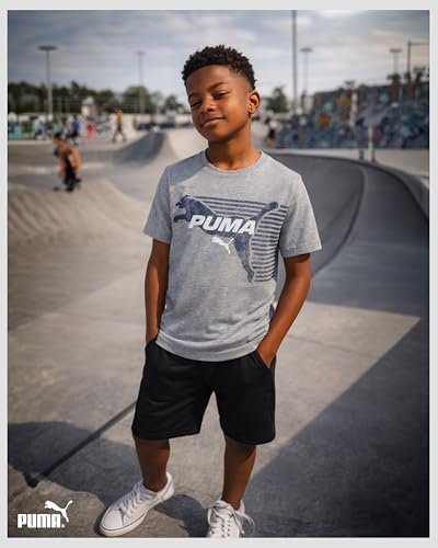 Image of PUMA Boys T-Shirts Athletic Crewneck Short Sleeve Tees (Sizes S-XL)