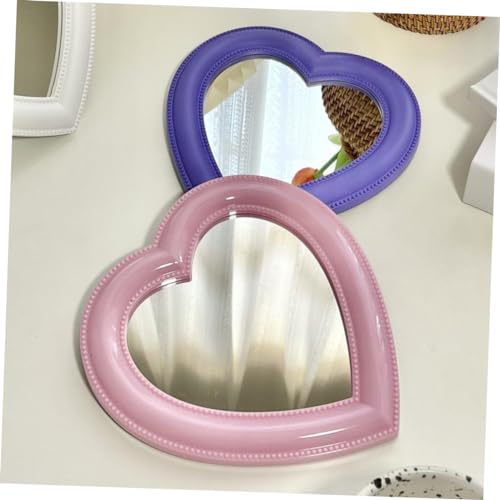 3 espejos de maquillaje corazón PRETYZOOM miniatura 3