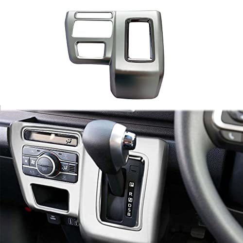 HyoLebi ダイハツ 新型 アトレー S700V S710V /アトレーデッキバン S700W S710W 専用 シフト装飾 パーツセンターコンソール傷防止アクセサリーエアコンスイッチABSカバー 艶消しシルバー