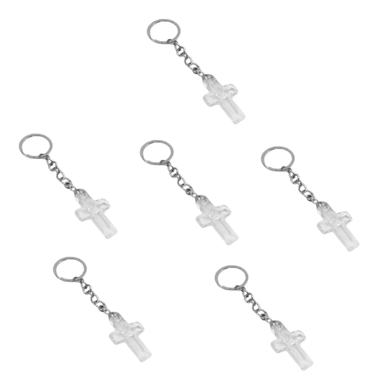 BESTYASH 6pezzi Portachiavi Decorativo Accessorio Religioso Per Chiavi Religiosi e Speciali