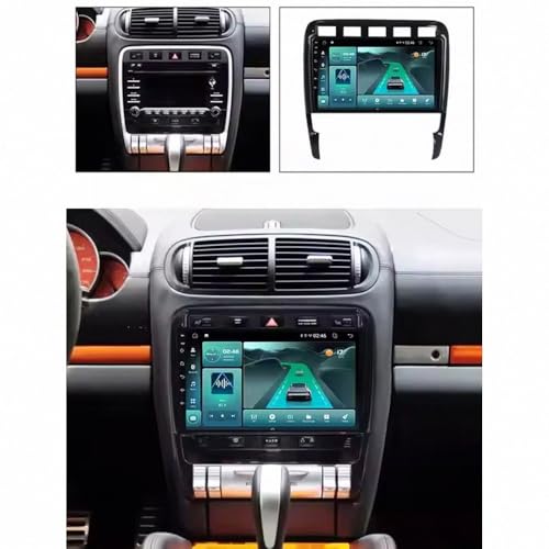 Radio de coche GPS 2 DIN para Porsche Cayenne 2002-2010 con Mirror Link y Bluetooth 1G+32G 2