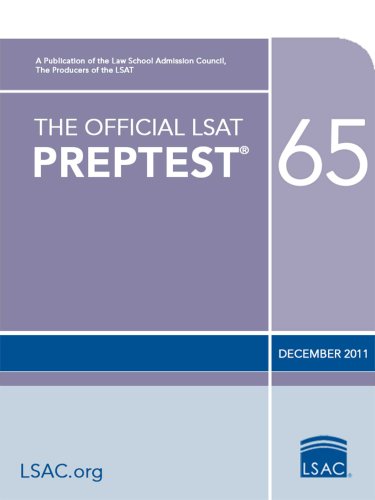 The Official LSAT PrepTest 65--December 2011 (Official LSAT PrepTests)