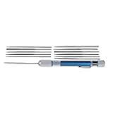 EUROTOOL Mini Needle File Set, 4 Inch, Cut 2, 12 Piece Set | FIL-655.00