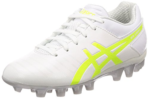 [アシックス] サッカースパイク DS LIGHT 3 Jr ジュニア ホワイト/フラッシュイエロー 21 cm