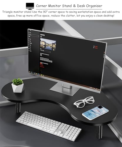 Support de moniteur d'angle en métal réglable pour écran incurvé - 3