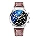 Herren Luxusuhren Quarzuhr Edelstahl Zifferblatt Casual Geschäft Uhren Armbanduhr, D