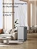 Nuwave Whole House Air Purifiers, Oxypure Smart Air Purifier with 5 Stage Tower Structure Air Filter, Air Quality & Odor Sensors, Sleep Mode for Bedroom, Remove 99.99% of Dust, Smoke, Pollen, Allergen #1