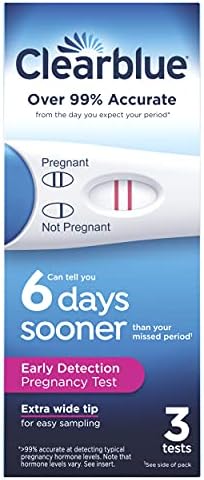 Clearblue Early Detection Pregnancy Test, 3ct