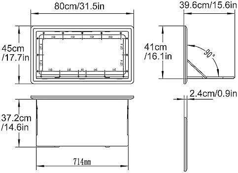 Mesa plegable para caravana que transforma tu zona camper en un comedor de pared 4