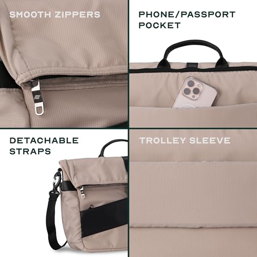 Image of Assembly Messenger Bag with Sleek Construction & Laptop Protection, Water-Resistant Laptop Bag for Office & Commuting