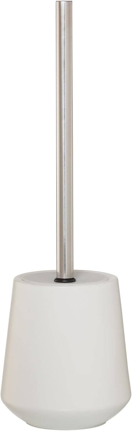 Sealskin Conical Toilet Brush, Porcelain, Black, 12.3 x 39 x 12.3 cm