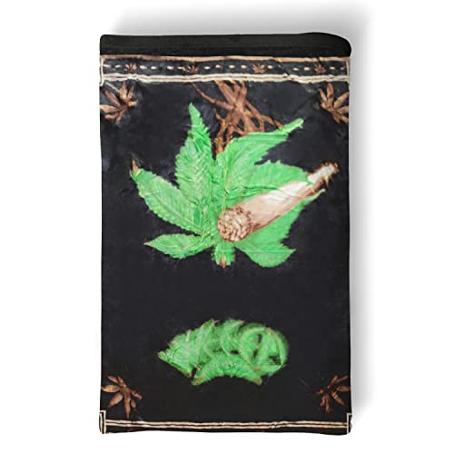 Elegant Comfort Ultra Soft Full/Queen Throw Blanket, Reversible Flannel, Cozy And Plush- All Season Lightweight Decorative Blanket, Marijuana Weed Leaf, Best Buds Stick Together #TOP7