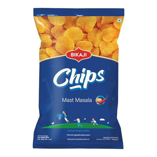 Bikaji Salted Peanuts & Potato Chips Mast Masala Combo – 280g | Ready to Eat Indian Namkeen | Crunchy Tea-Time Snack, Bar Snack & Party Mix | Authentic Munchies for Sharing & Everyday Snacking