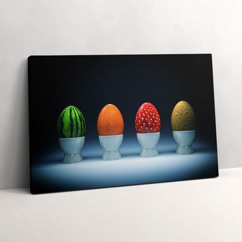 Image sur toile Oeufs de Pâques Wallfluent pour habiller un mur blanc triste