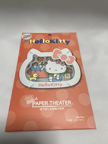 Diorama Paper Theater Hello Kitty Sanrio PT-308 pour déco de bureau
