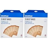 Nilfisk 82222900 Paper Bags, White (Pack of 2)