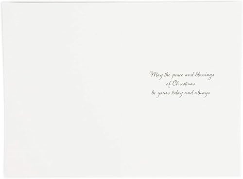 Miniatura 4 de Tarjetas de felicitación de vitrales, paquete de 48, 4 x 6 pulgadas, belén - con sobres forrados de papel de aluminio dorado y paneles interiores en