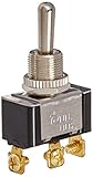 Cole Hersee 5586 Silver SPDT On-Off-On Toggle Switch