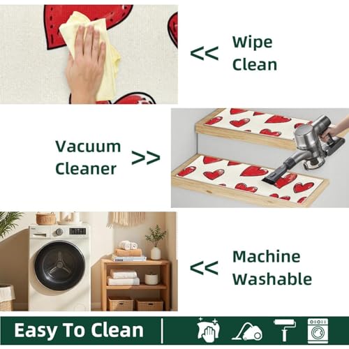 Tapis d'escalier antidérapants lavables et réutilisables pour marches - 8