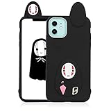 Lupct No Face Case for iPhone 11 6.1', 3D Cartoon Anime Unique Design Cute Soft Silicone Cover,...