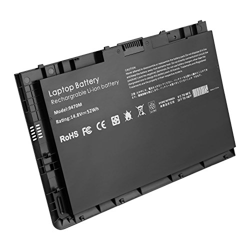 TREE.NB 14.8V 52Wh Replacement Battery for HP EliteBook Folio 9470 9470M Ultrabook Series 687517-171, 687517-241, 687945-001, 696621-001, HSTNN-DB3Z, HSTNN-IB3Z, HSTNN-I10C, BT04, BT04XL, BA06, BA06XL by TREE.NB - Used condition - CA$18.99