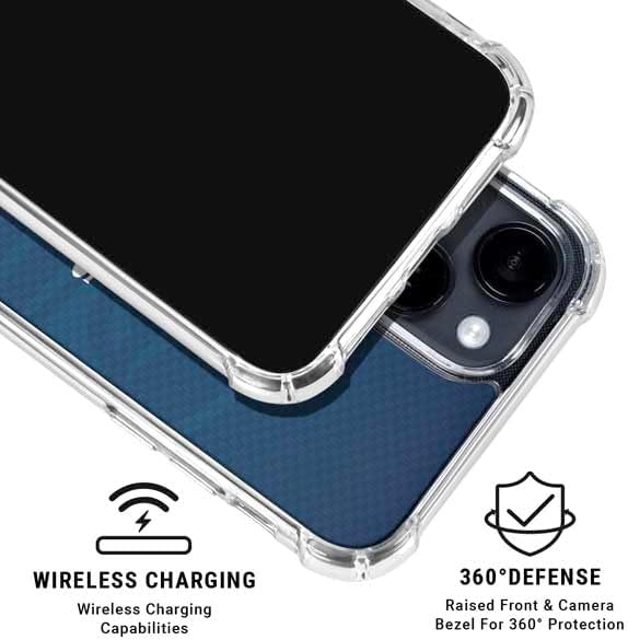 Skinit Clear Phone Case Compatible with iPhone 14 - Officially Licensed NFL Seattle Seahawks Super Bowl XLVIII Design