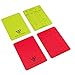 Great Call Athletics | Soccer Pro Reusable Write-On Game Card | Set of Yellow & Red | Erasable Match Data Record Fits Pocket NFHS