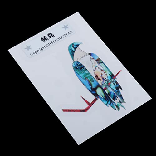 simhoa Decalque adesivo universal para cabeça de corpo para guitarras, bandolim Banjo Ukulele - páss