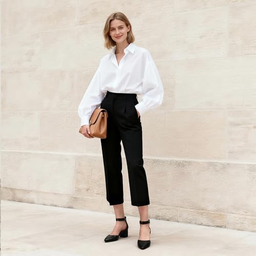 Image of DREAM PAIRS ANNEE Pointed Toe Low Chunky Heel Pumps