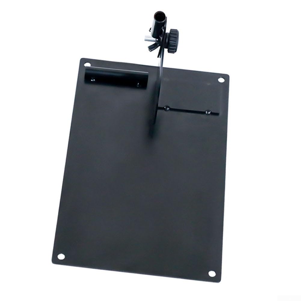 Placa de alineación de entrenador de swing de golf, soporte de palo de ángulo ajustable para calibración de columpio, ayuda de estabilidad de base de hierro pesado para práctica, color