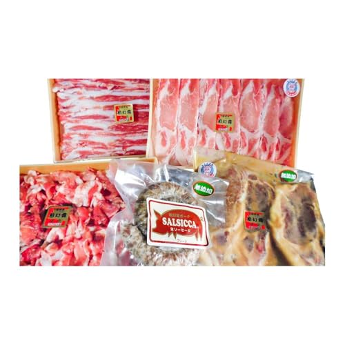 [柏幻霜ポーク]バラエティお肉セット 豚肉 5種類 詰め合わせ セット 柏幻霜ポーク (切り落し ロース バラ サルシッチャ ロース みそ漬) 国産 千葉県産 柏市産 バーベキュー BBQ キャンプ