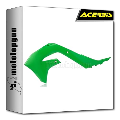 Ouïes de radiateur Acerbis vert pour Kawasaki KXF 450 2019 2020