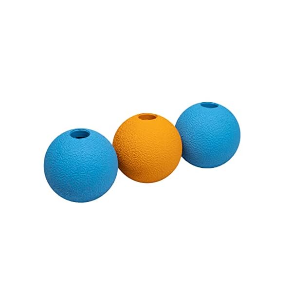 Amazon Basics Rubber Fetch Toy Dog Balls 2.5 Inch 3 Pack