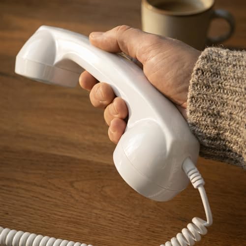 Combiné rétro USB-C Opis Technology 60s pour iPhone 15 et PC blanc - 3