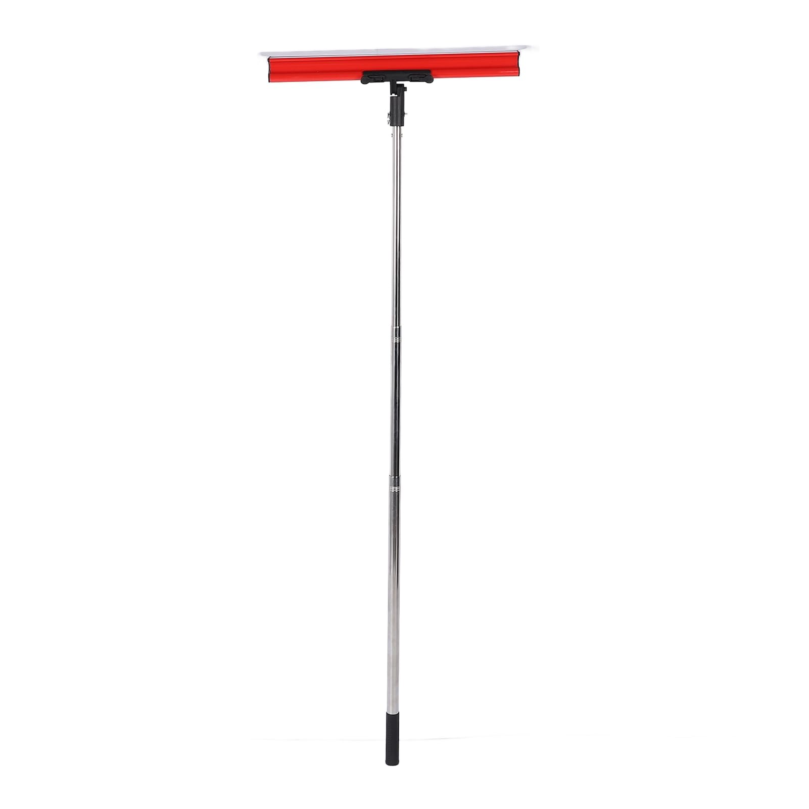 ASHATA Skrobak do Płyt Gipsowo-kartonowych Kompletny Zestaw Regulowany Uchwyt Teleskopowy Zapewniający łatwą aplikację i wygodę Stal Nierdzewna od 20 Cm do 100 Cm