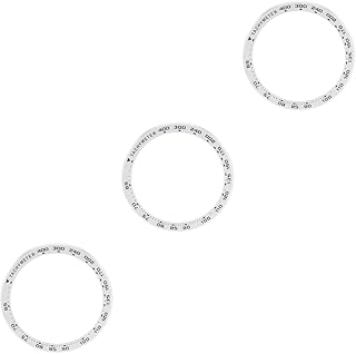 Generic 3Pcs Moldura Reloj Inteligente Smartwatches Relógio Protetor De Tela Inteligente Acessórios De Smartwatch Se Protetor De Tela De Alumínio 47Mm Caixa De Relógio Anel De Metal Caixa