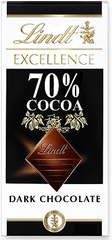Amazon.com : Lindt EXCELLENCE 70% Cocoa Dark Chocolate Candy Bar, Dark Chocolate, 3.5 oz. Bar : Everything Else