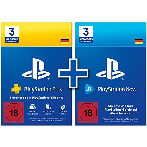 PlayStation Plus Mitgliedschaft + PlayStation Now - Abonnement | 3 Monate | deutsches Konto | PS5/PS4 Download Code