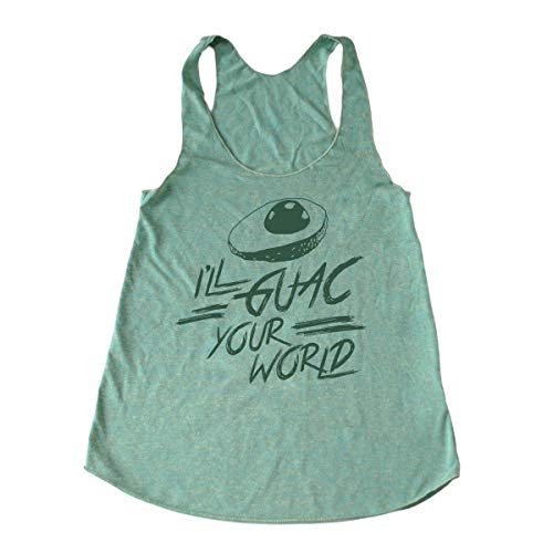 Women's Avocado Tank Top - I'll Guac Your World - Funny Vegan Shirt #TOP11