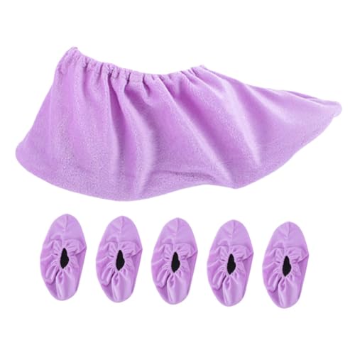 POPETPOP 3 Pairs Bowling Shoe Covers Durable Non Slip Protectors for Adult Bowling Shoes Washable and Reusable for Sports Enthusiasts